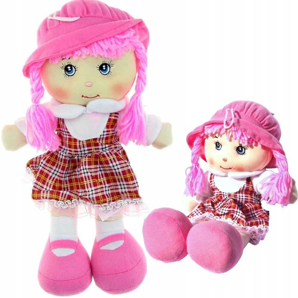 Minkšta skudurinė lėlė Zuzia, 45 cm