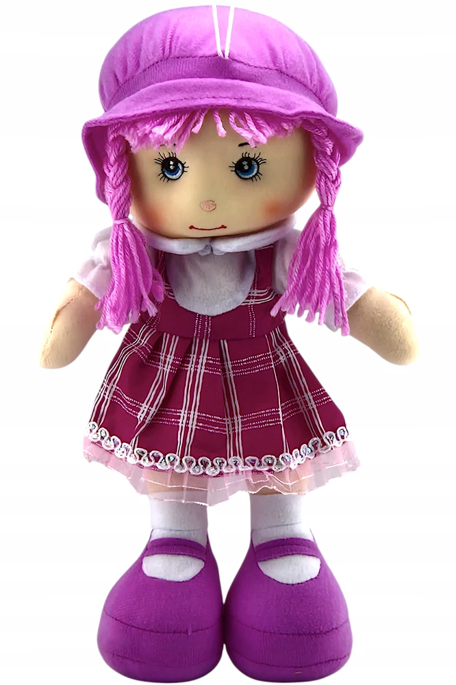 Minkšta skudurinė lėlė Zuzia, 45 cm
