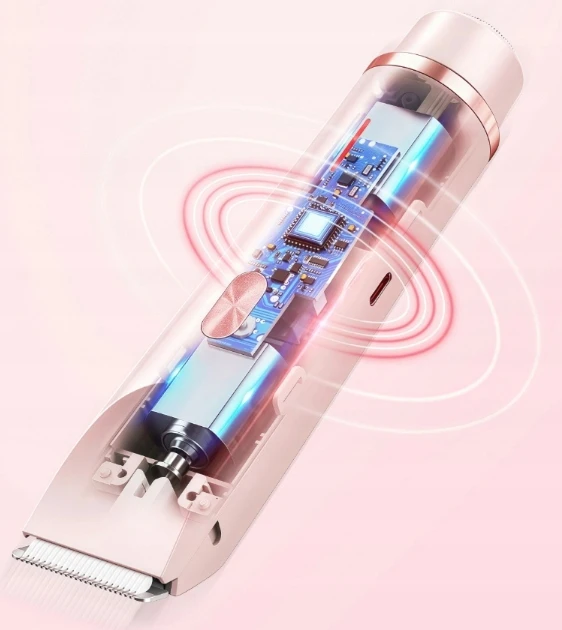 Barzdaskutė Moteriškas elektrinis skustuvas-trimeris, 2 viename