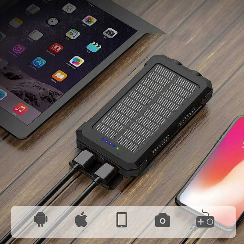 Multifunkcinis powerbank 10000 mAh su LED žibintuvėliu – energija ir šviesa viename