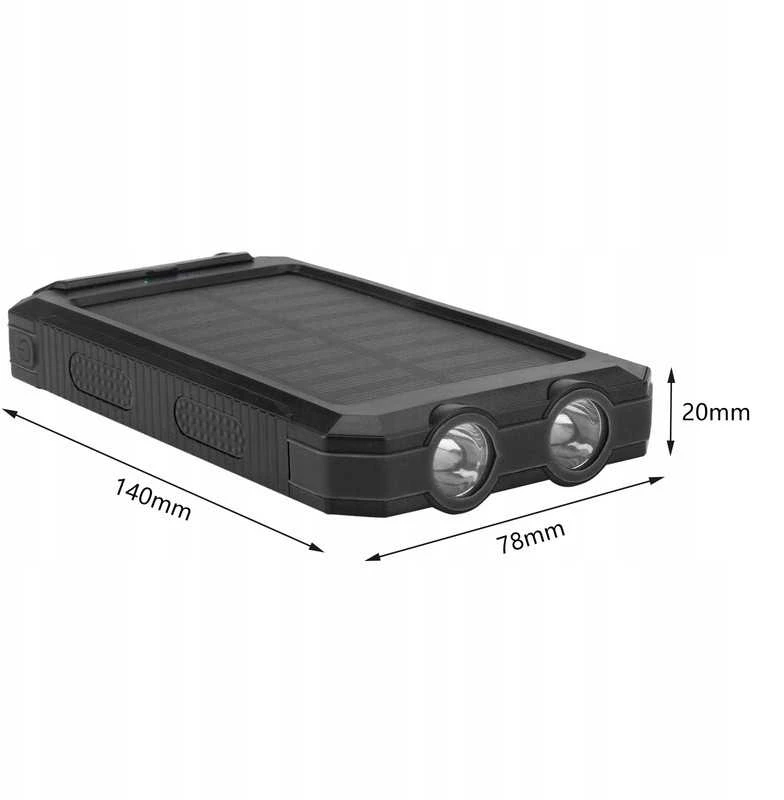 Multifunkcinis powerbank 10000 mAh su LED žibintuvėliu – energija ir šviesa viename