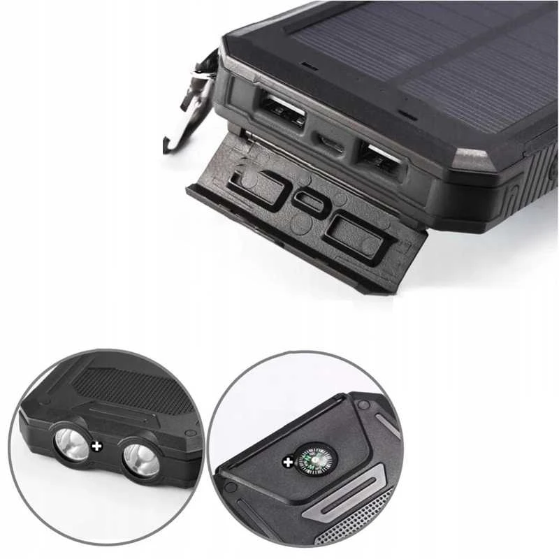 Multifunkcinis powerbank 10000 mAh su LED žibintuvėliu – energija ir šviesa viename
