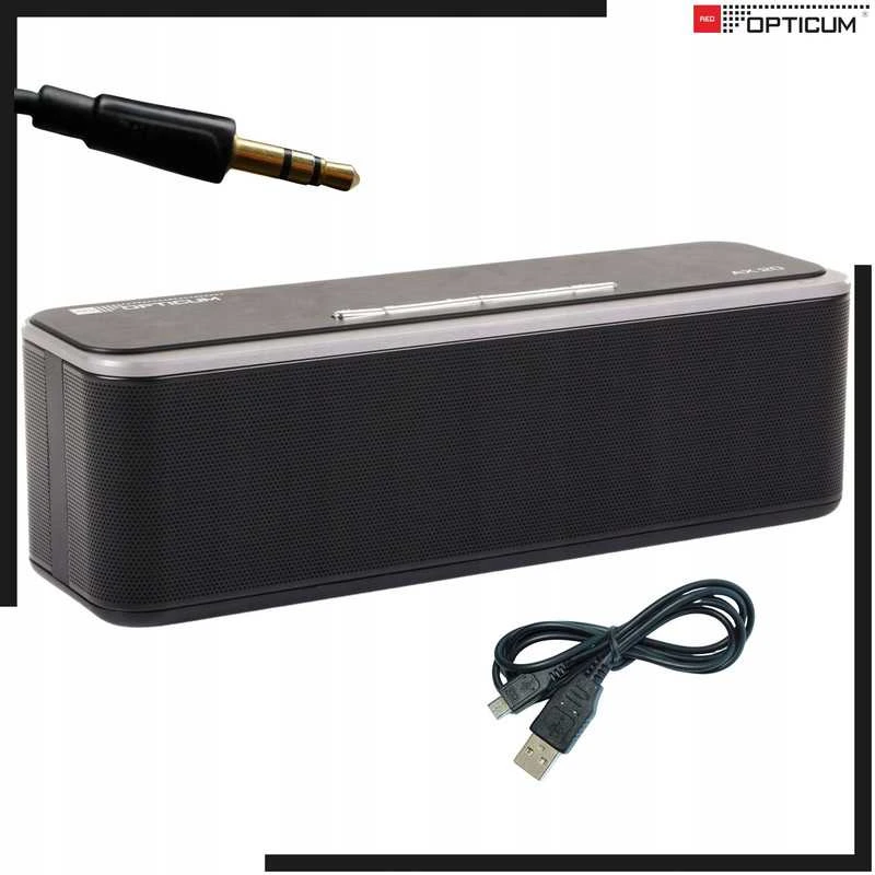 Nešiojama belaidė „Bluetooth“ kolonėlė AX20 10 W su stipriu bosu, juoda