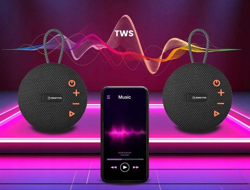 Nešiojama belaidė „Bluetooth“ kolonėlė Manta SPK02GO