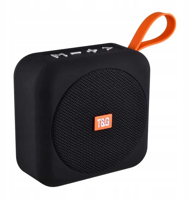 Nešiojama belaidė „Bluetooth“ kolonėlė su FM radiju, USB ir AUX, juoda