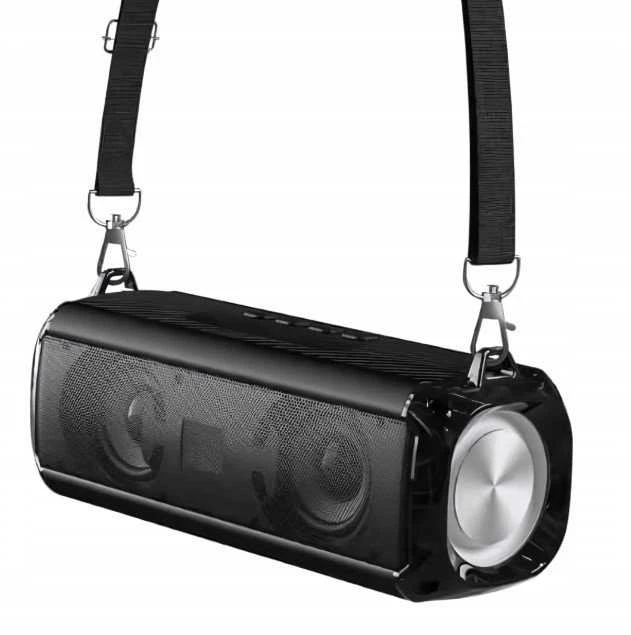 Nešiojama belaidė „Bluetooth“ kolonėlė su LED apšvietimu ir radiju