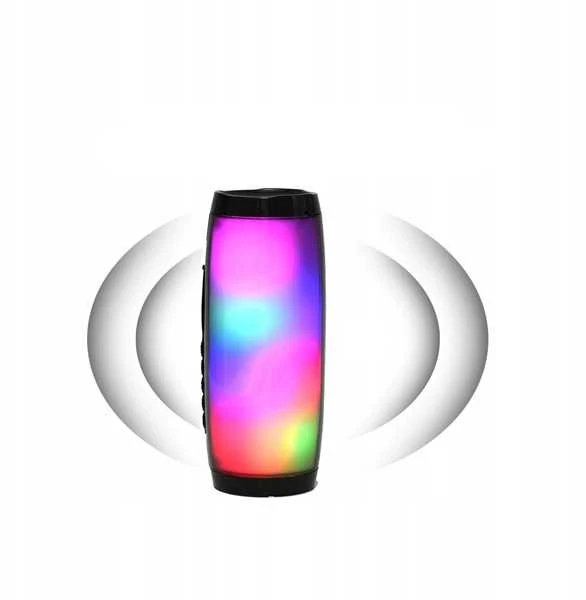 Nešiojama belaidė „Bluetooth“ kolonėlė T&G TG-157 su LED apšvietimu, žalia
