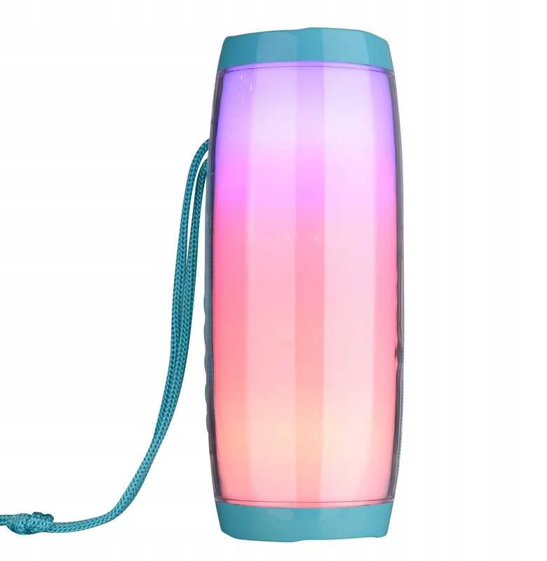 Nešiojama belaidė „Bluetooth“ kolonėlė T&G TG-157 su LED apšvietimu, žalia