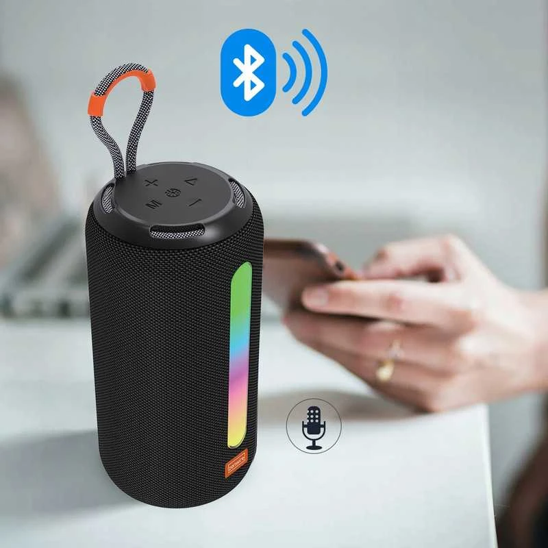 Nešiojama belaidė „Bluetooth“ kolonėlė–bokštas su FM radiju, MP3 ir 26 W galia