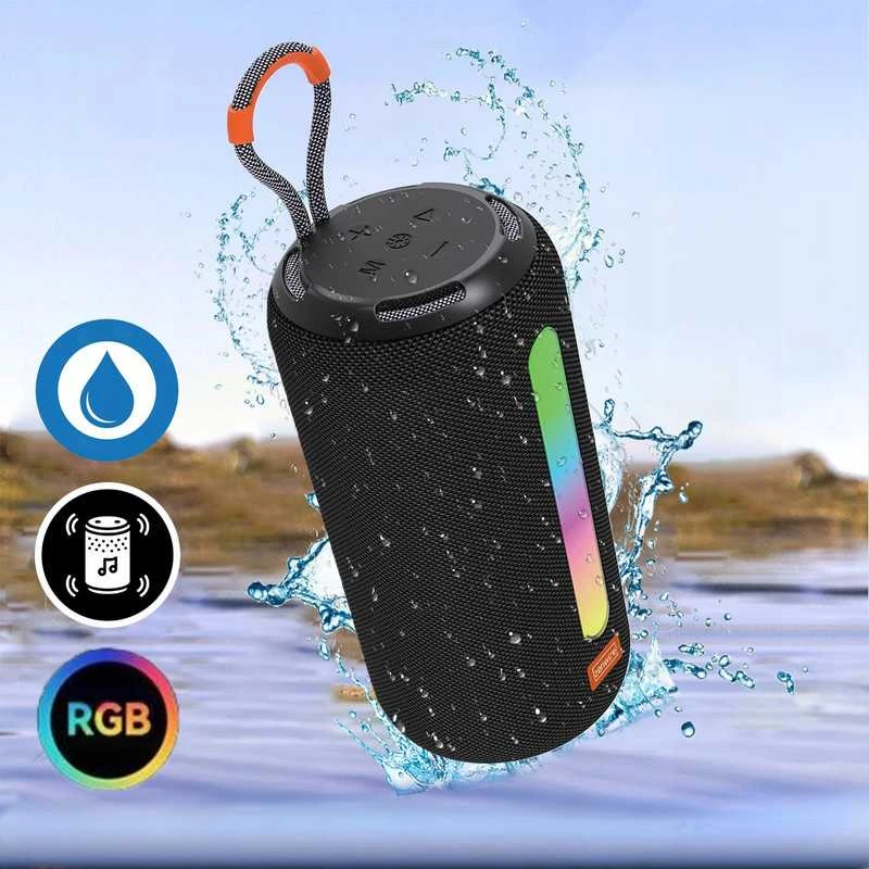 Nešiojama belaidė „Bluetooth“ kolonėlė–bokštas su FM radiju, MP3 ir 26 W galia