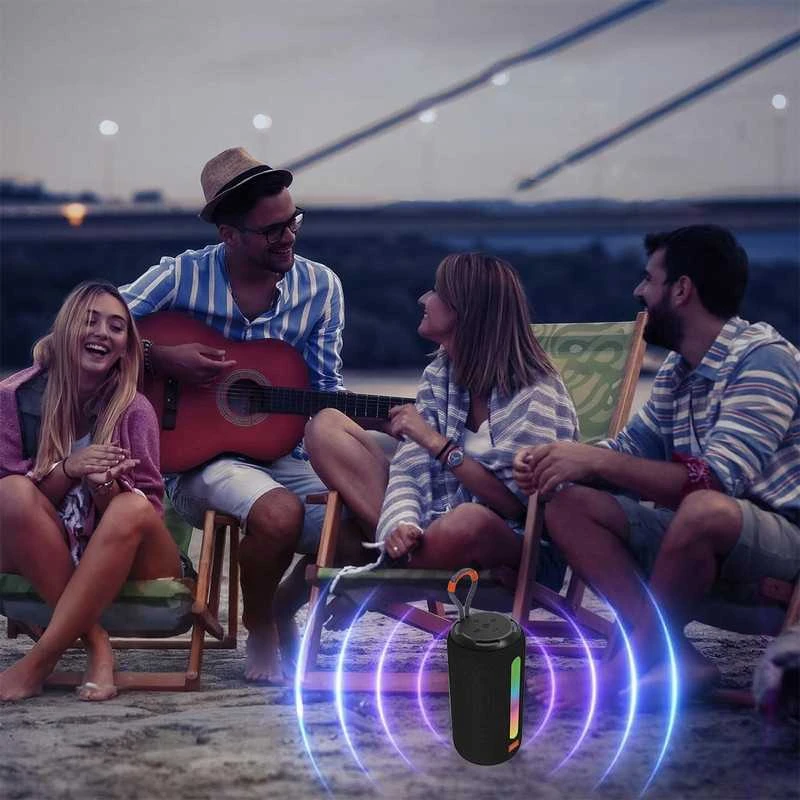 Nešiojama belaidė „Bluetooth“ kolonėlė–bokštas su FM radiju, MP3 ir 26 W galia