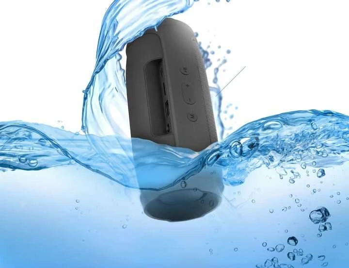 Nešiojama „Bluetooth“ kolonėlė su belaidžiu ryšiu ir FM radiju