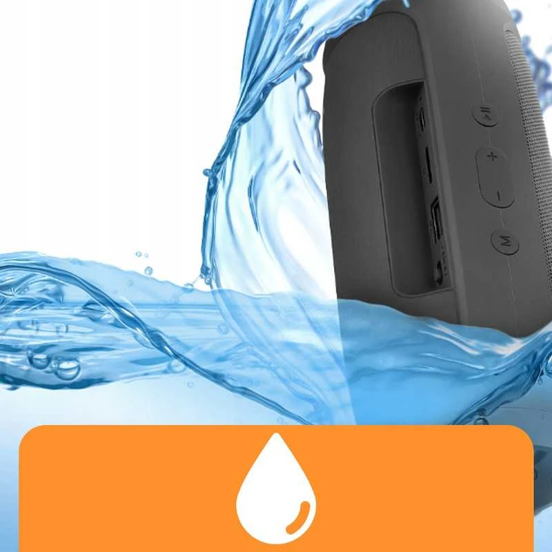 Nešiojama „Bluetooth“ kolonėlė su belaidžiu ryšiu ir FM radiju