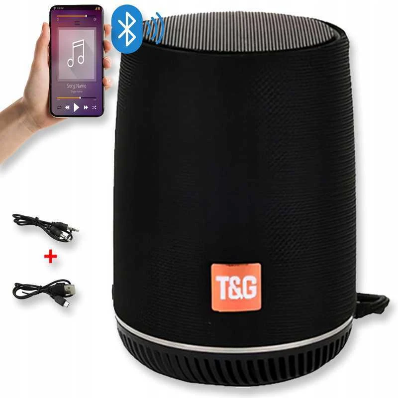 Nešiojama išmanioji belaidė „Bluetooth“ kolonėlė su FM radiju ir USB