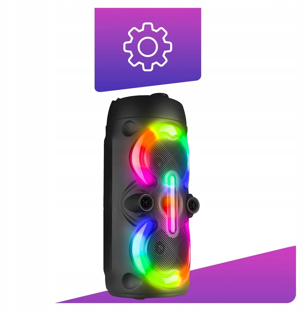 Nešiojamoji „Bluetooth“ kolonėlė Hitelo, 1100 W