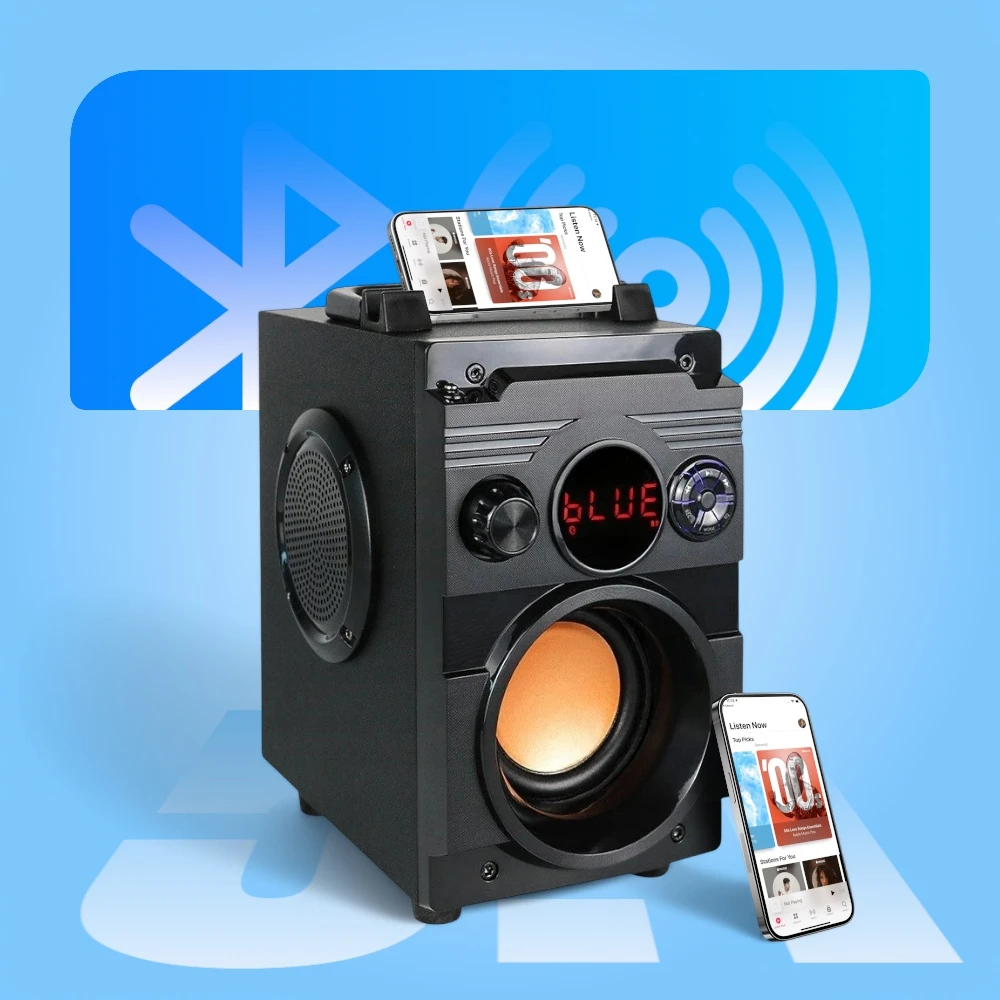 Nešiojamoji „Bluetooth“ kolonėlė Hitelo, 800 W