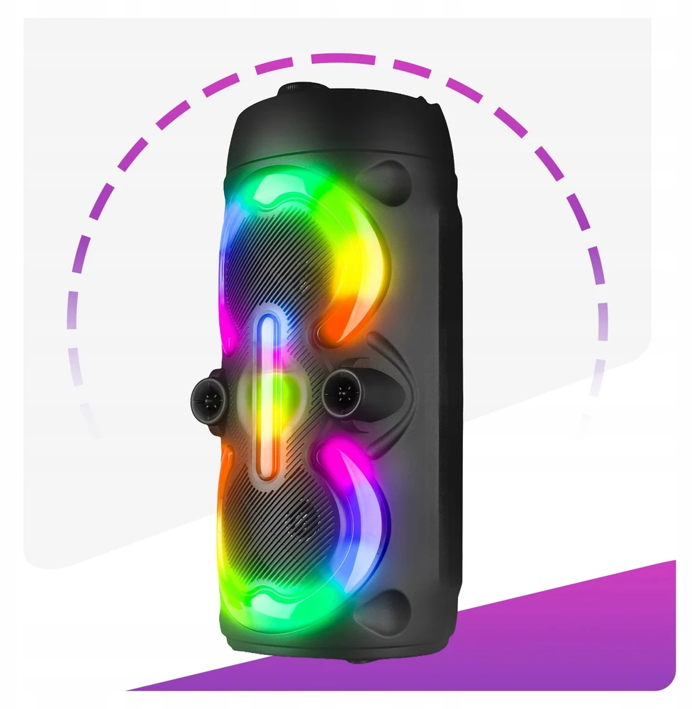Nešiojamoji „Bluetooth“ kolonėlė Hitelo, 1100 W