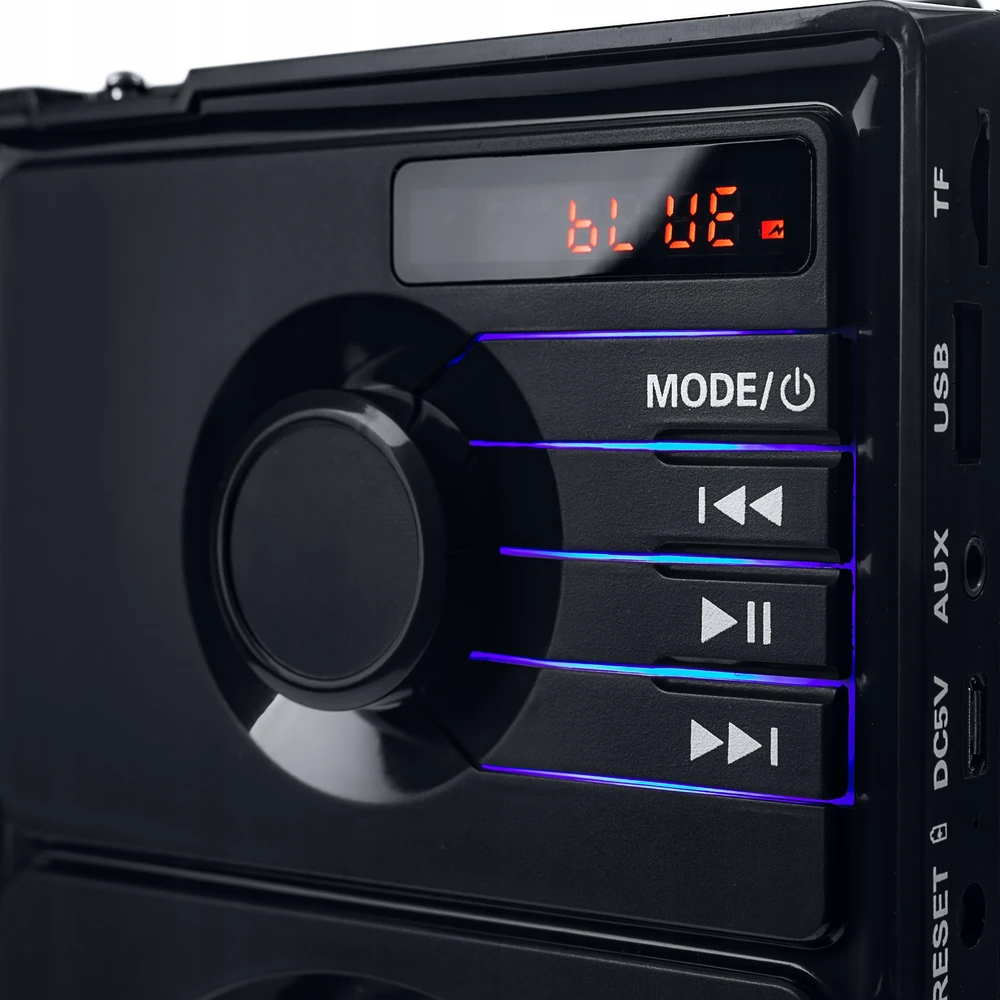 Nešiojamoji „Bluetooth“ kolonėlė Hitelo, juoda
