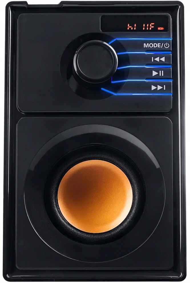 Nešiojamoji „Bluetooth“ kolonėlė Hitelo, juoda