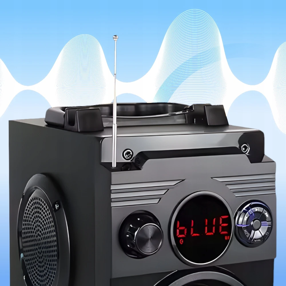 Nešiojamoji „Bluetooth“ kolonėlė Hitelo, 800 W