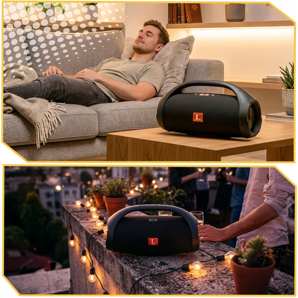 Nešiojamoji „Bluetooth“ kolonėlė Lewer, 50 W