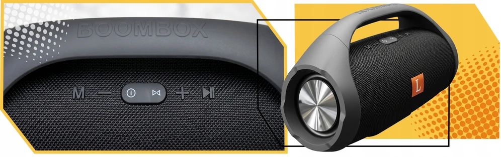 Nešiojamoji „Bluetooth“ kolonėlė Lewer, 50 W