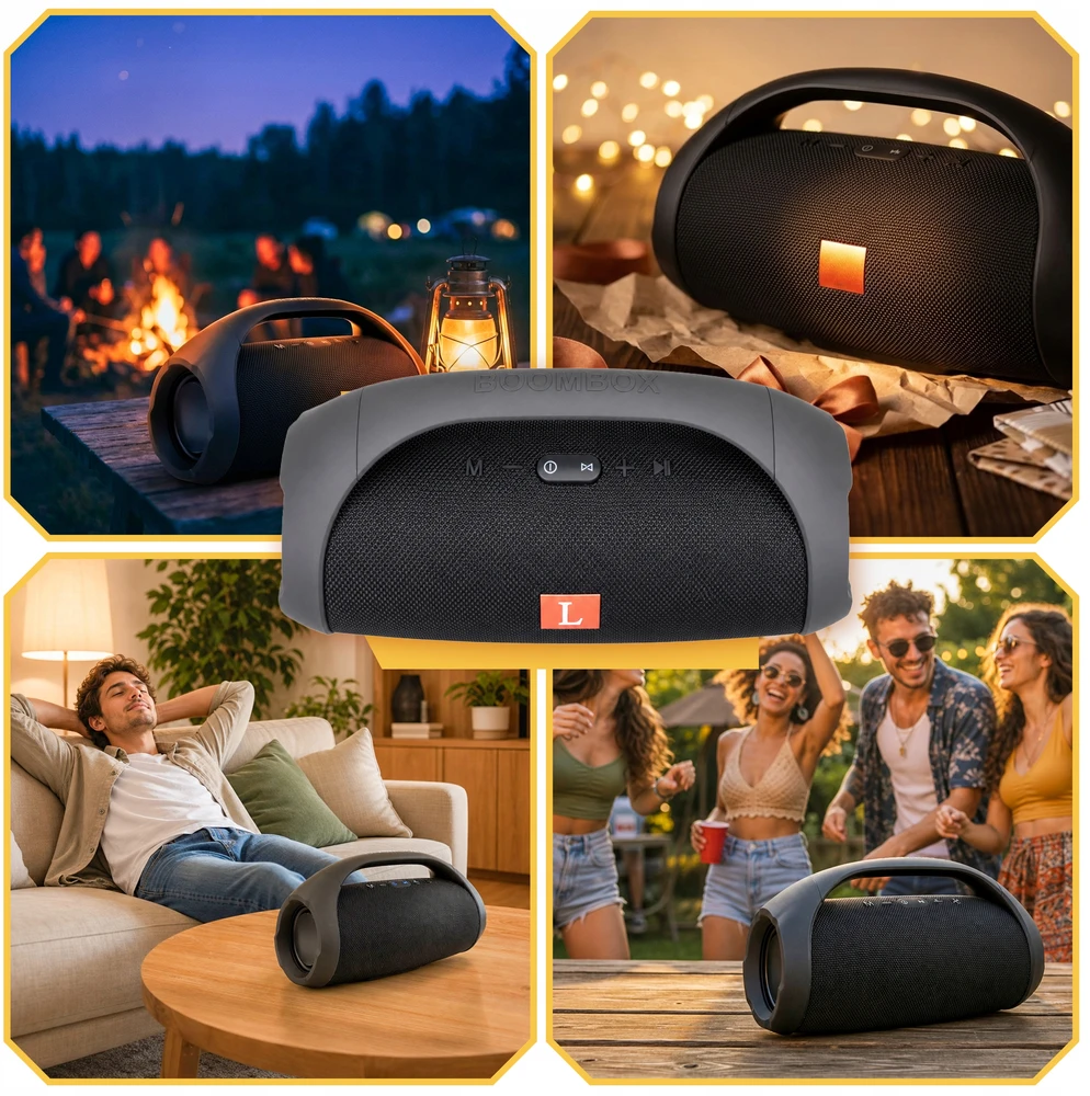 Nešiojamoji „Bluetooth“ kolonėlė Lewer, 50 W