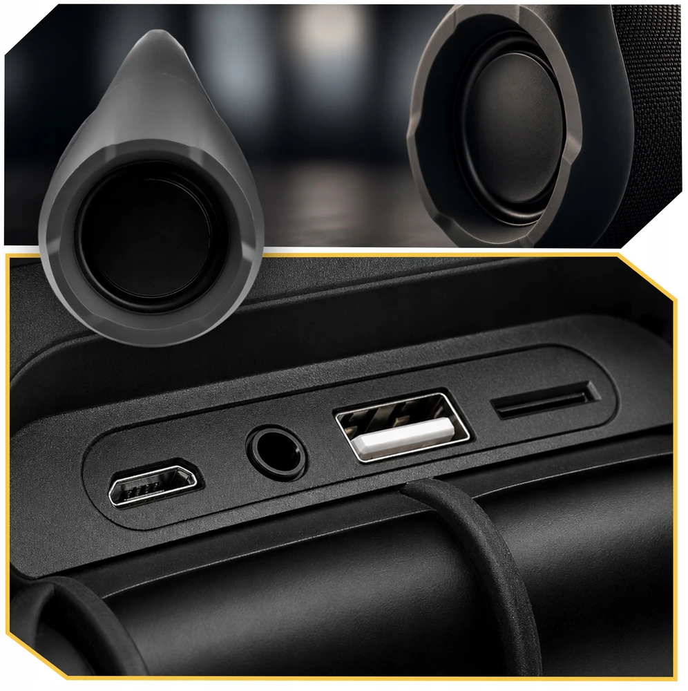 Nešiojamoji „Bluetooth“ kolonėlė Lewer, 50 W
