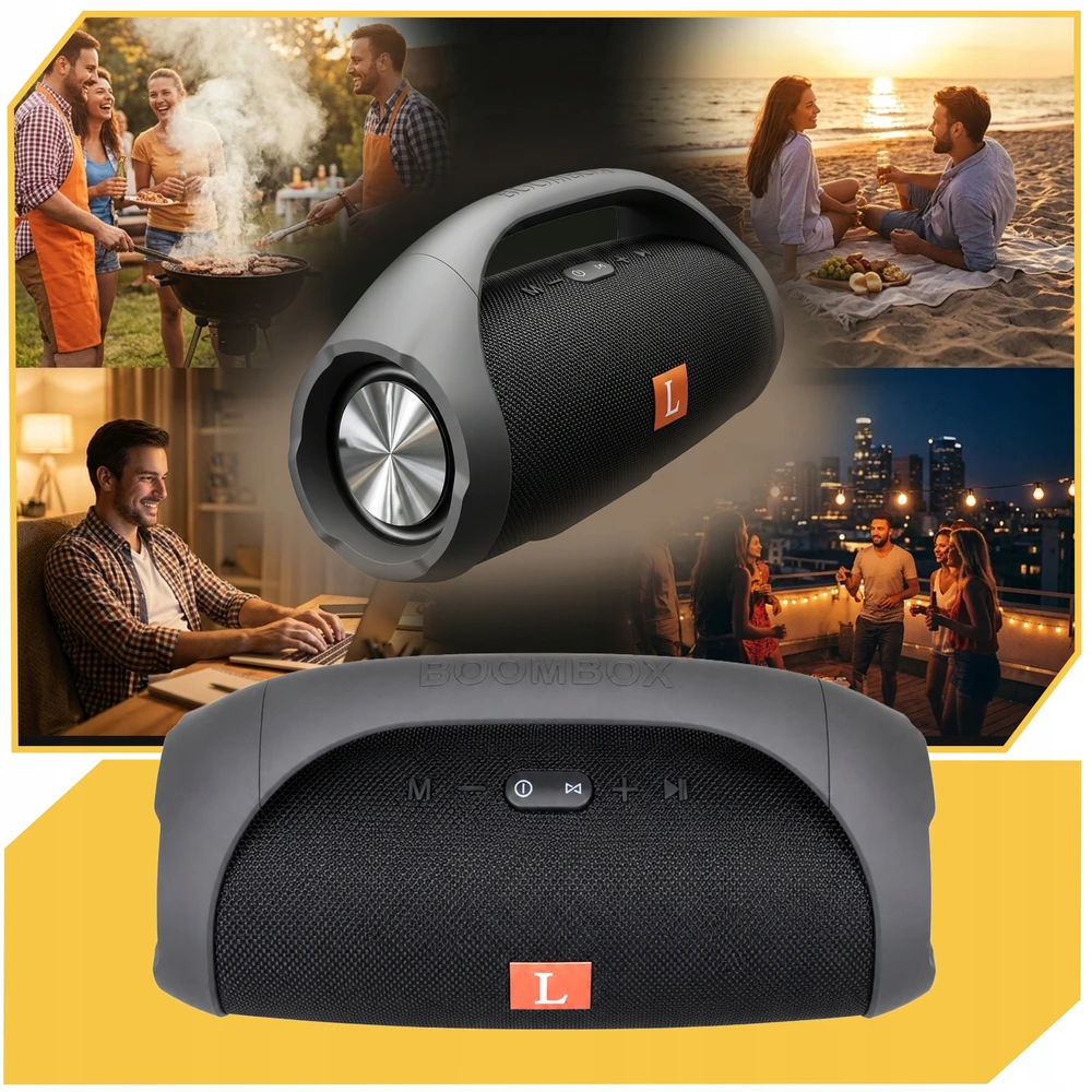 Nešiojamoji „Bluetooth“ kolonėlė Lewer, 50 W