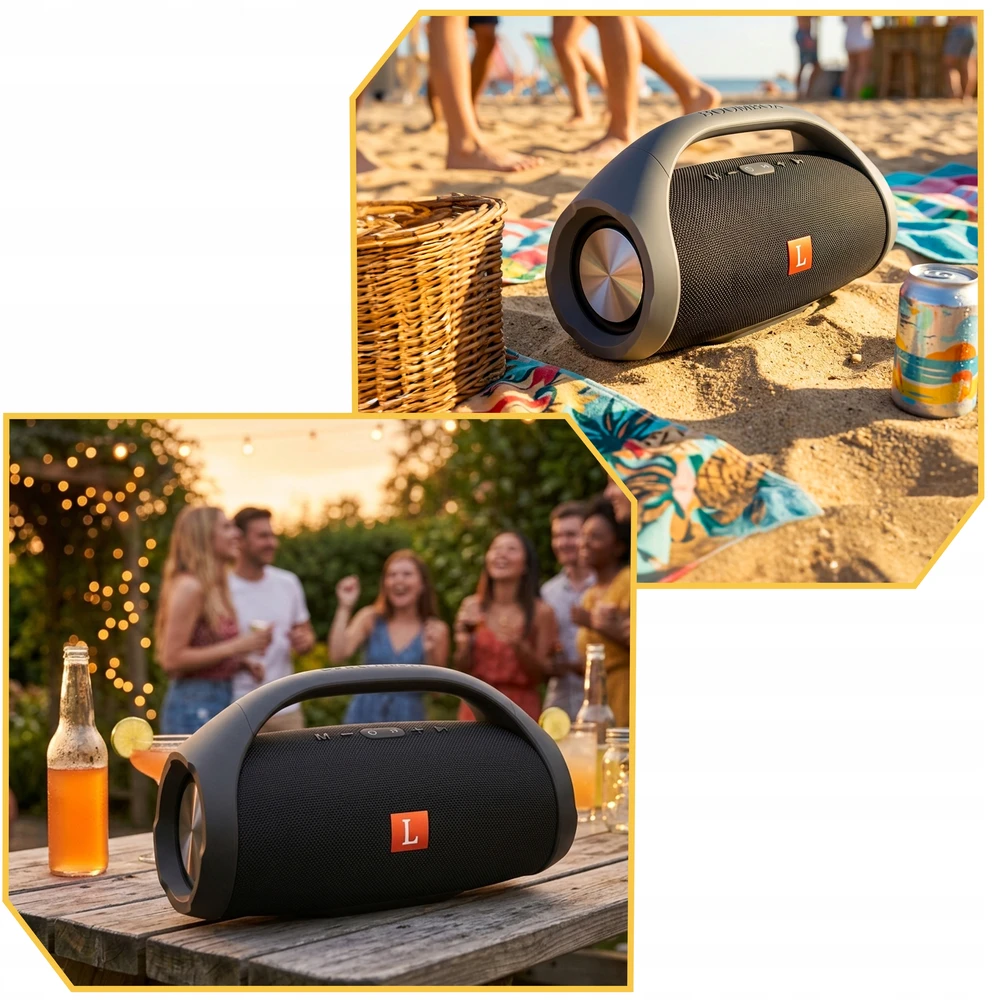 Nešiojamoji „Bluetooth“ kolonėlė Lewer, 50 W