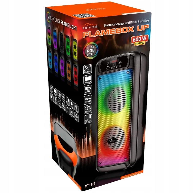 Nešiojamoji „Bluetooth“ kolonėlė Media-Tech, 14 W