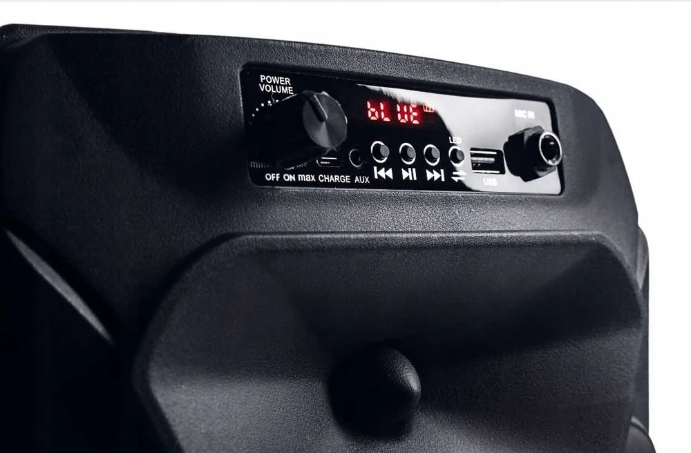 Nešiojamoji „Bluetooth“ kolonėlė PartyTech Monster BT, juoda