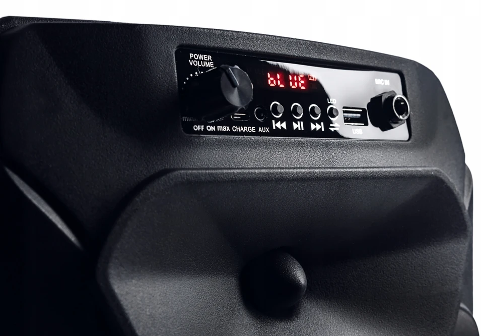 Nešiojamoji „Bluetooth“ kolonėlė PartyTech Monster BT, juoda