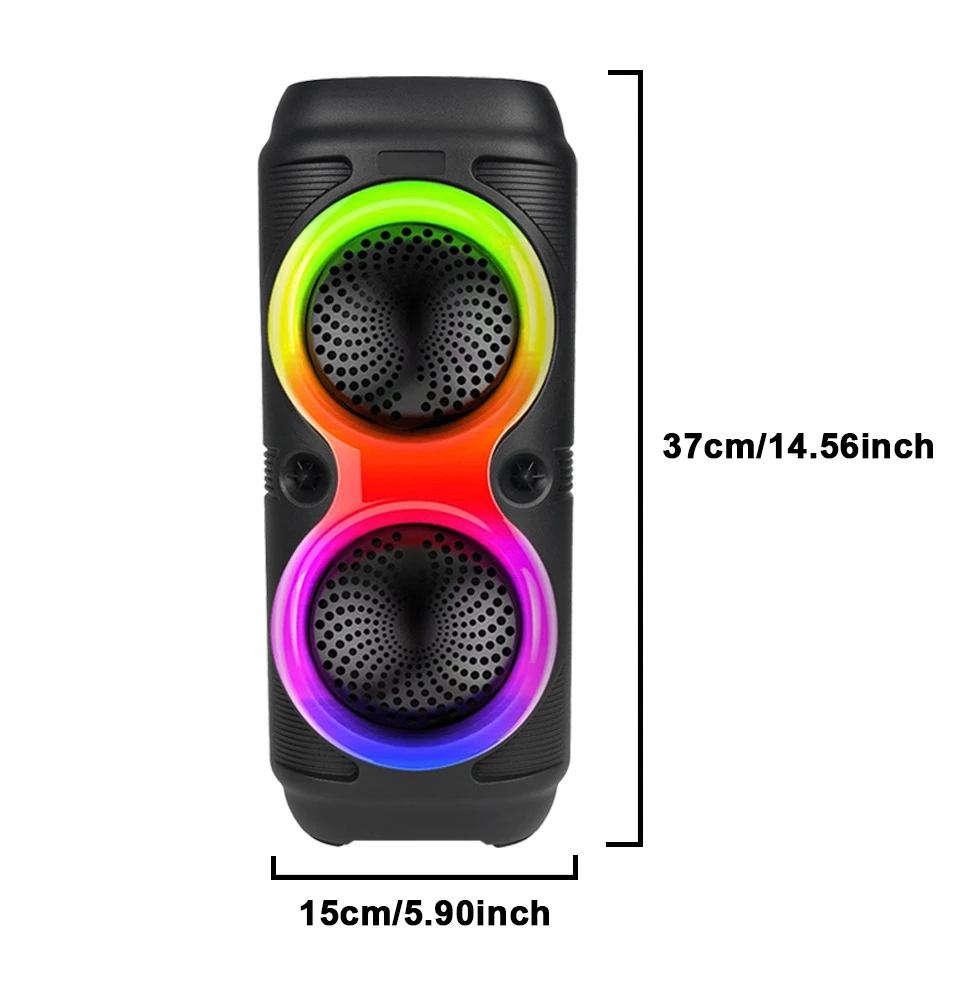 Nešiojamoji „Bluetooth“ kolonėlė su mikrofonu