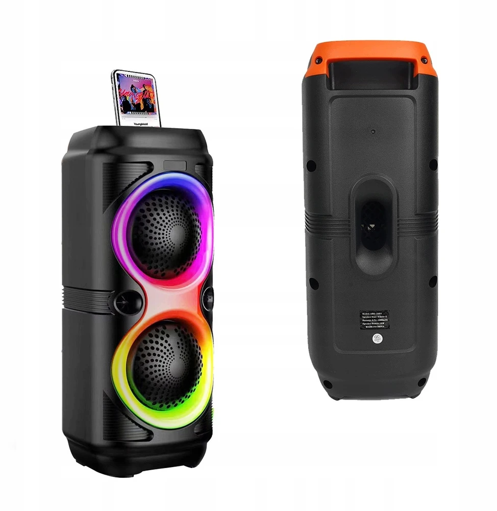 Nešiojamoji „Bluetooth“ kolonėlė su mikrofonu