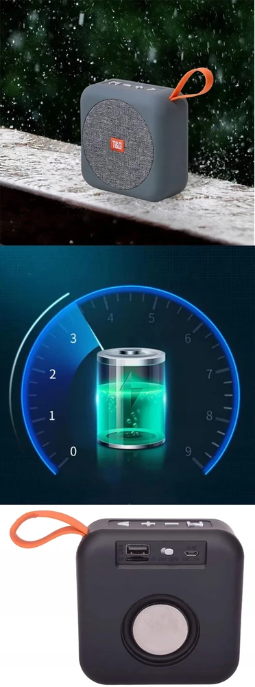 Nešiojamoji „Bluetooth“ kolonėlė T&G, 3 W