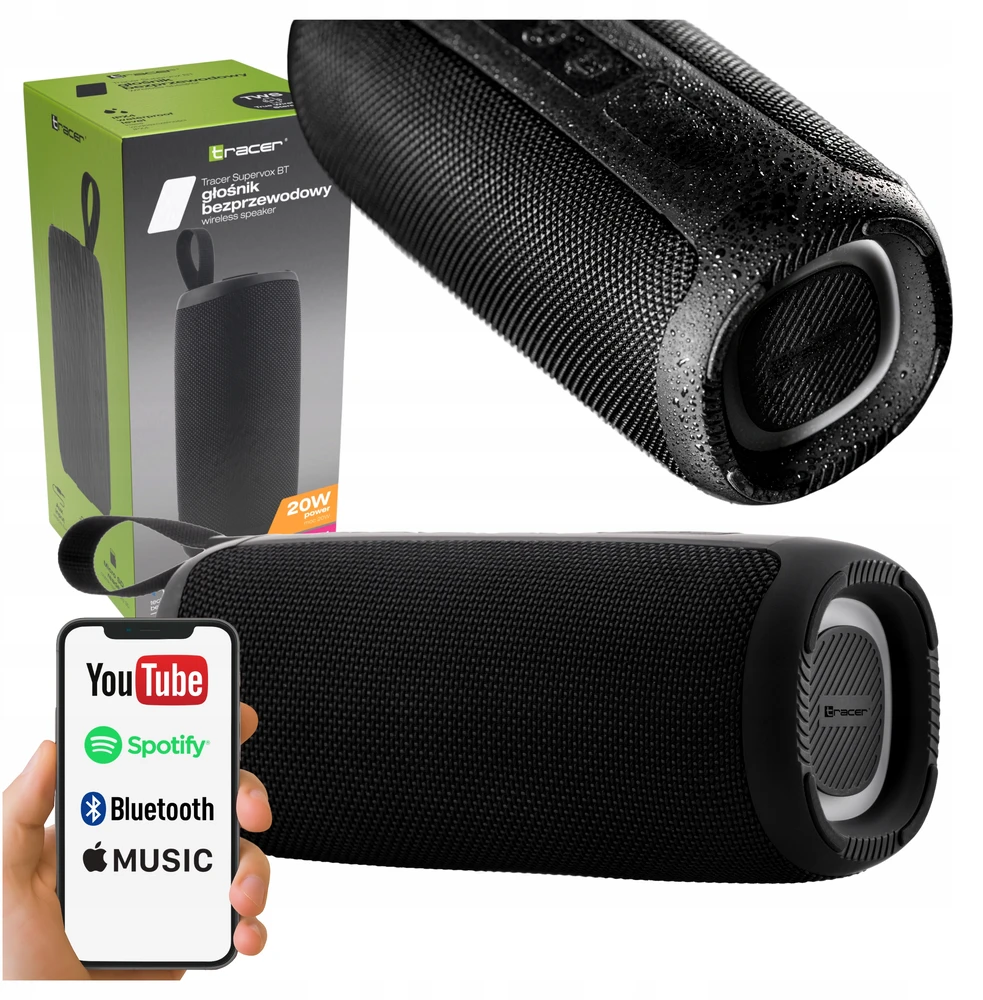 Nešiojamoji „Bluetooth“ kolonėlė Tracer, 20 W
