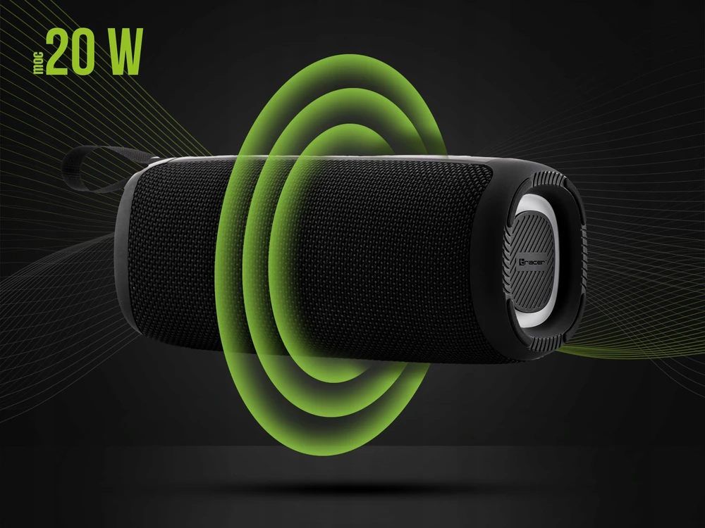 Nešiojamoji „Bluetooth“ kolonėlė Tracer, 20 W