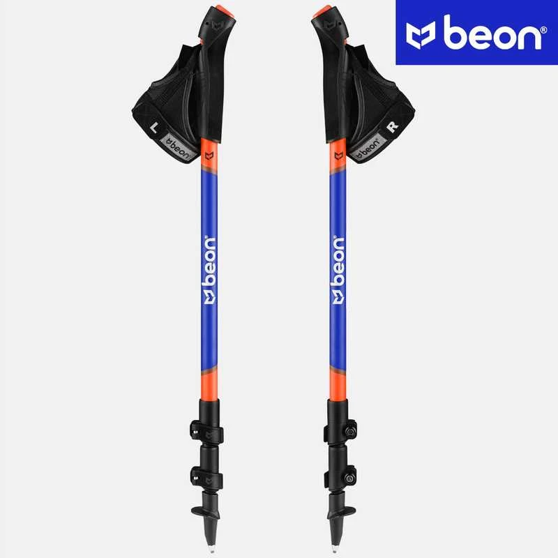 NORDIC WALKING POLES FOLDABLE, ADJUSTABLE, TELESCOPIC WALKING POLES BEON