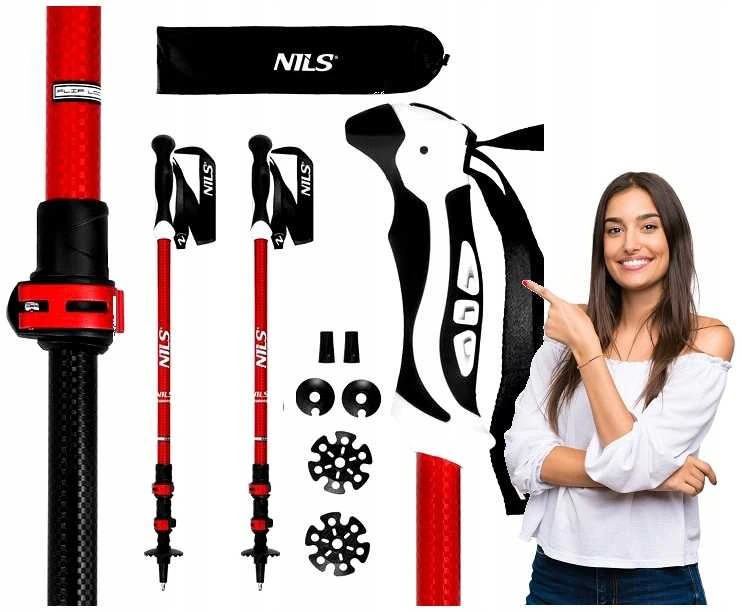 Nordic Walking Poles Folding Poles Adjustable For Walking Telescopic NILS