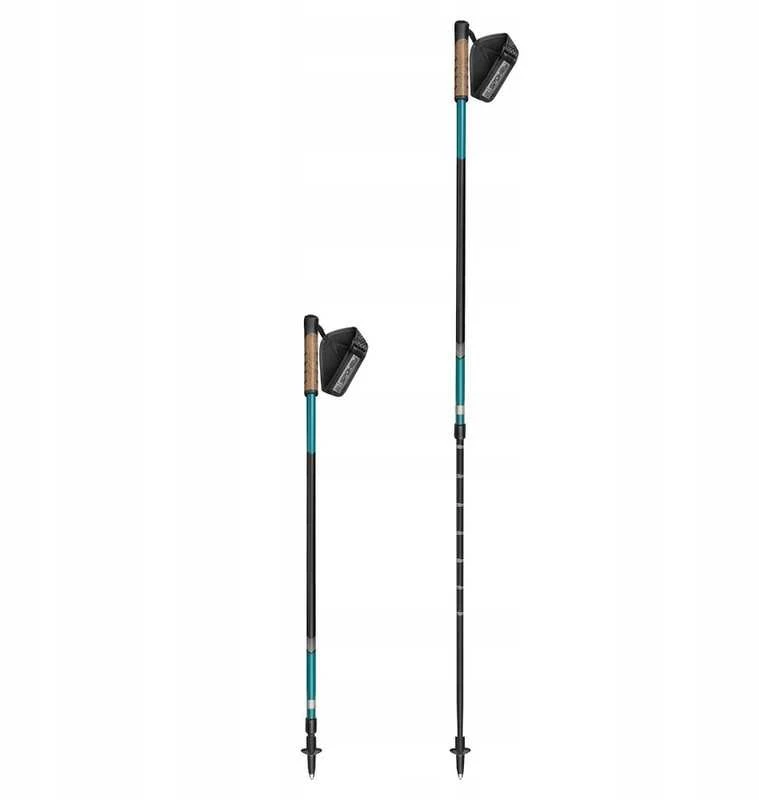 Nordic Walking teleskopinės reguliuojamos lazdos, 105–135 cm