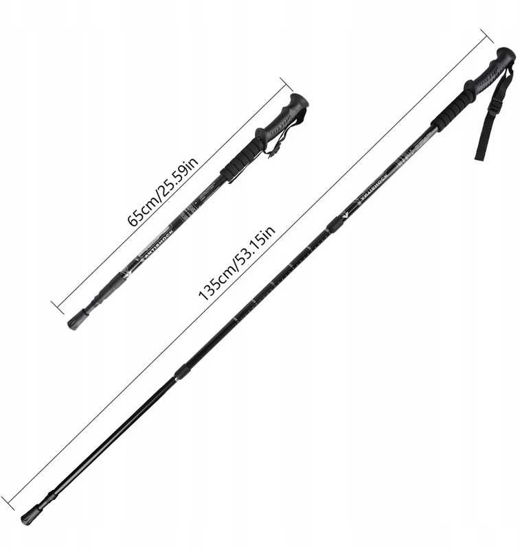 Nordic Walking / Trekking teleskopinės reguliuojamos lazdos vaikščiojimui