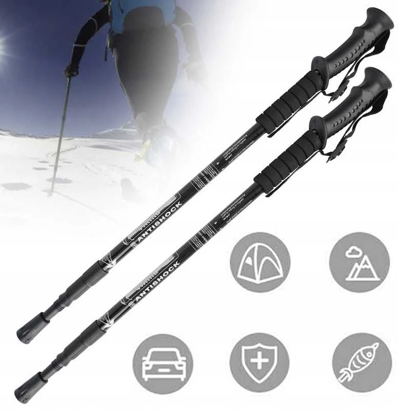Nordic Walking / Trekking teleskopinės reguliuojamos lazdos vaikščiojimui