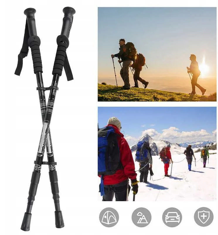 Nordic Walking / Trekking teleskopinės reguliuojamos lazdos vaikščiojimui
