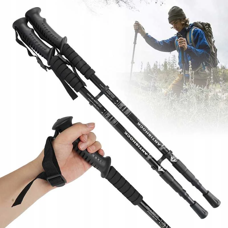 Nordic Walking / Trekking teleskopinės reguliuojamos lazdos vaikščiojimui