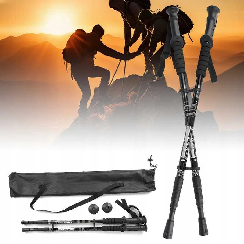 Nordic Walking / Trekking teleskopinės reguliuojamos lazdos vaikščiojimui