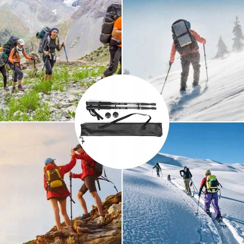 Nordic Walking / Trekking teleskopinės reguliuojamos lazdos vaikščiojimui