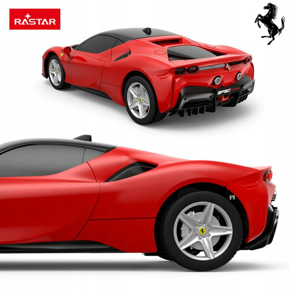 Nuotoliniu būdu valdomas Ferrari SF90 Stradale Rastar 97600, 1:24, raudonas