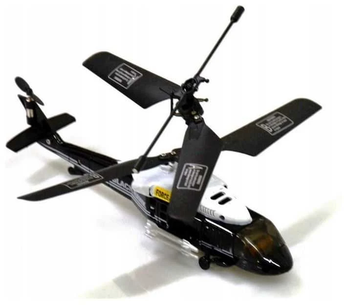 Nuotoliniu būdu valdomas sraigtasparnis BlackHawk HK-4 su giroskopu