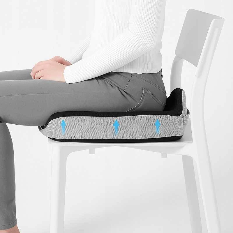 Ortopedinė juosmens pagalvė kėdei – ergonomiškam sėdėjimui